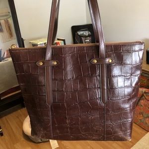 Brown Fossil Tote